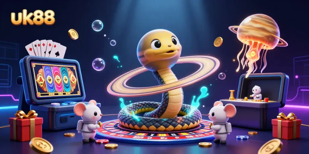 Experience thrilling gameplay with uk88 as astronaut mice bet on the cosmic roulette.