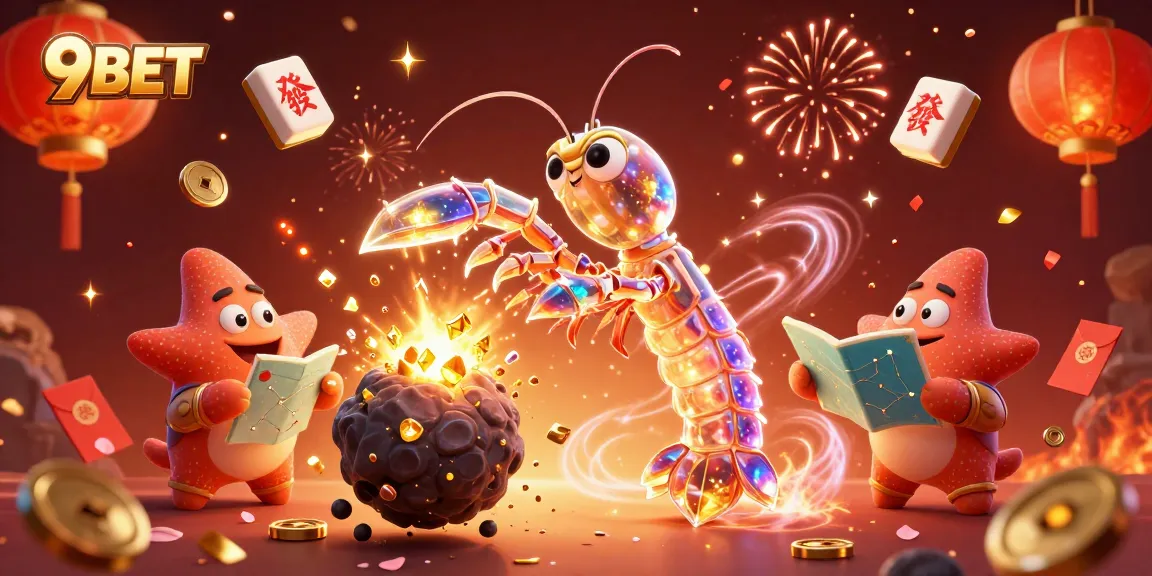 Engage in thrilling play at 9BET with vibrant casino illustrations featuring action-packed gaming.