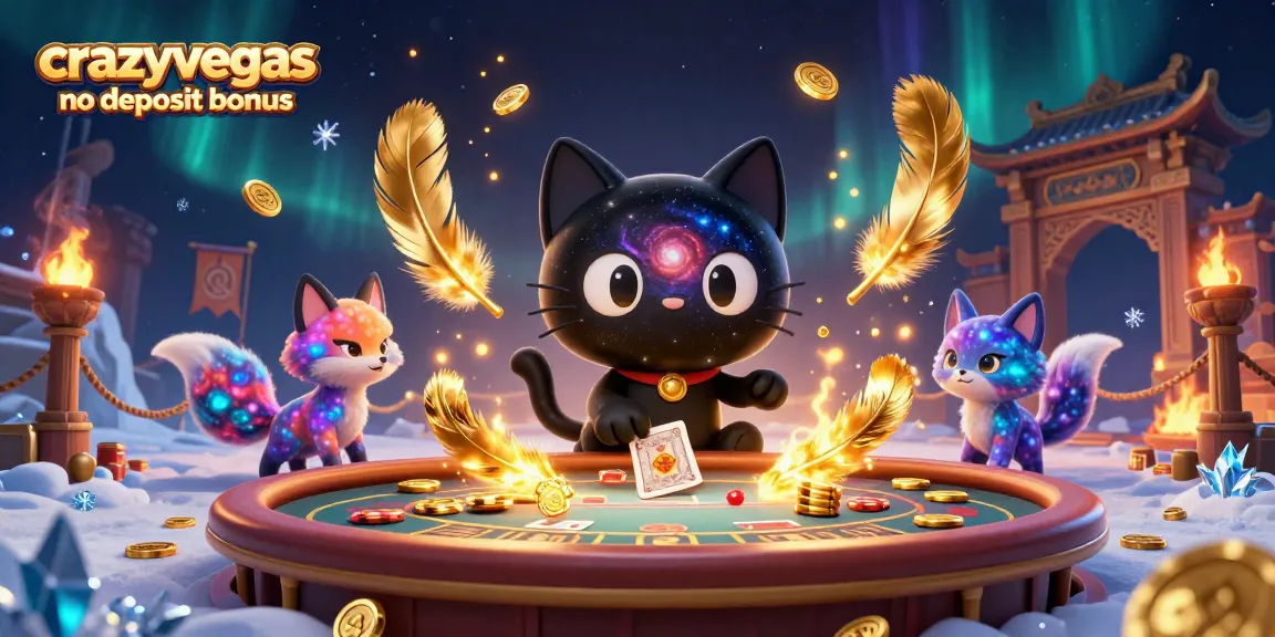 Experience the excitement of crazyvegas no deposit bonus with this vibrant casino scene full of winning elements.