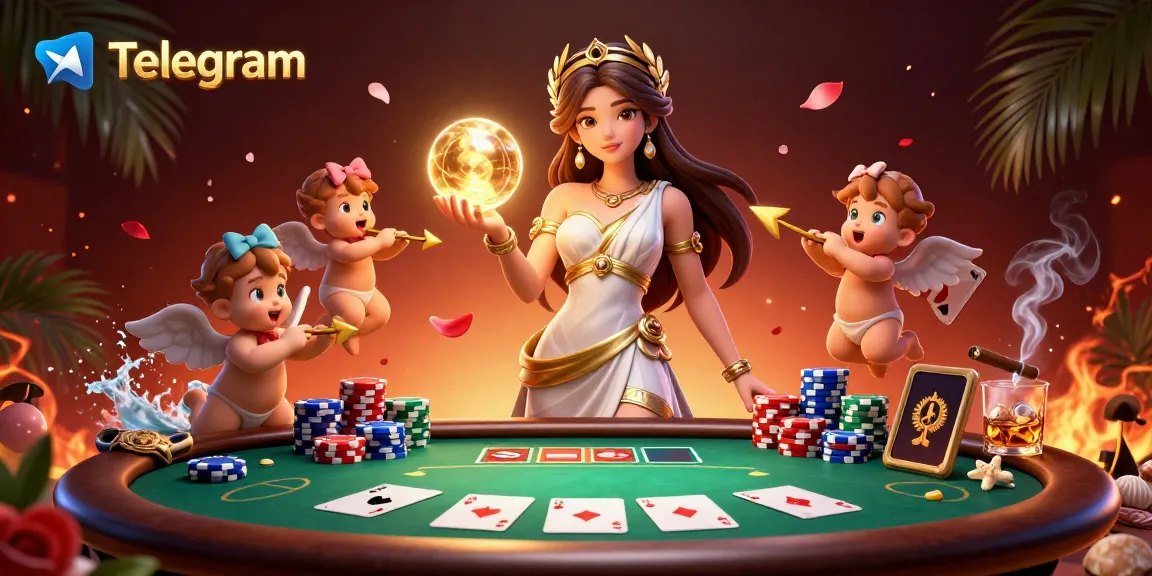 在充满活力的赌场场景中与电报一起参与激动人心的扑克游戏。